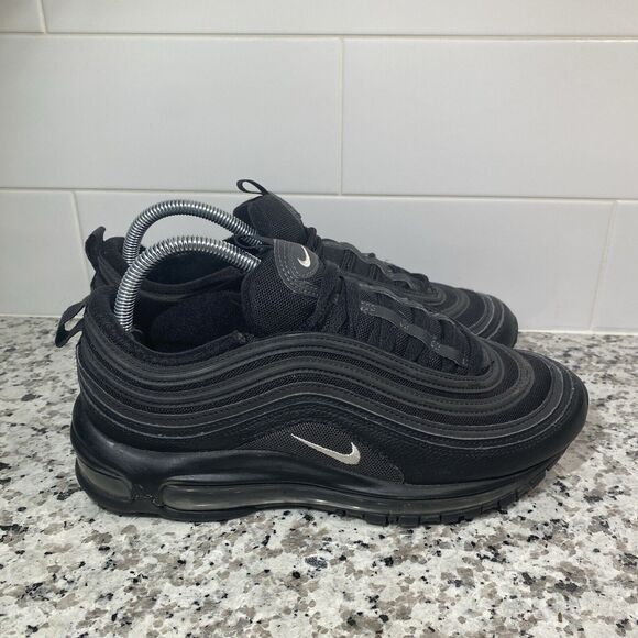 Nike Air Max 97 Mens Size 8 Black Athletic Running Shoes Sneakers 921826-015 - Picture 3 of 8
